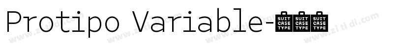 Protipo Variable字体转换